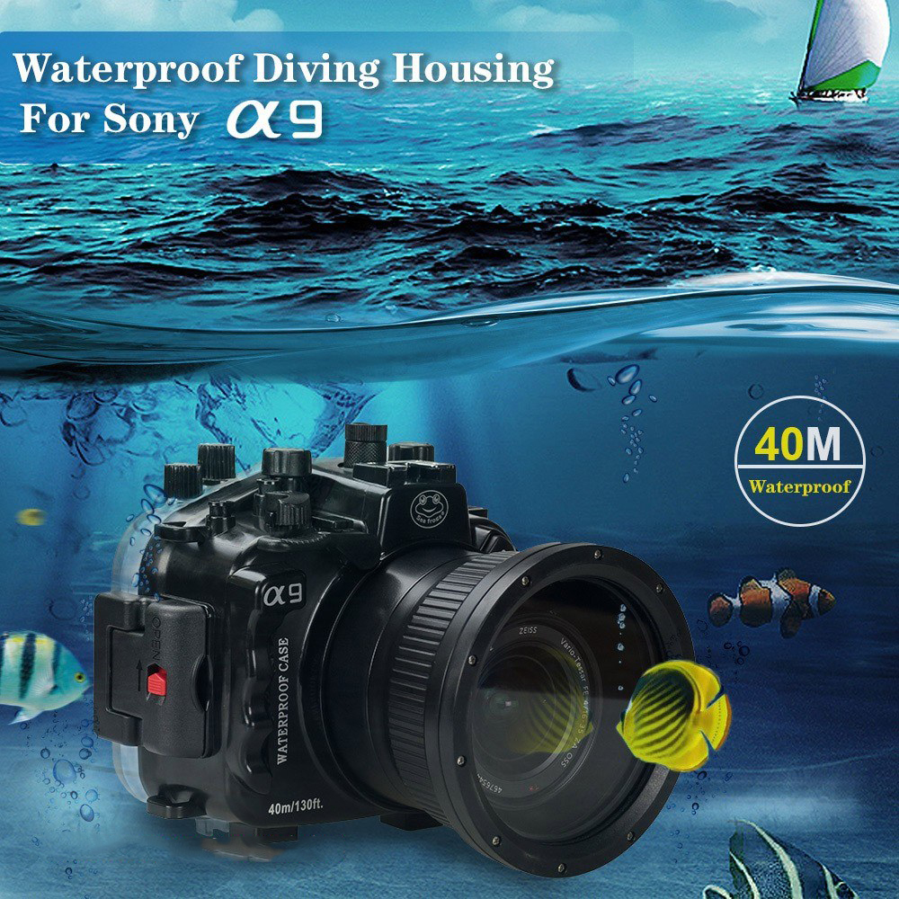 Sony α9 対応 40m防水 カメラ 水中 ハウジングケース ダイビング 
